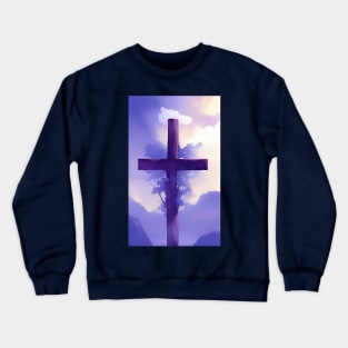 Cross artwork Crewneck Sweatshirt